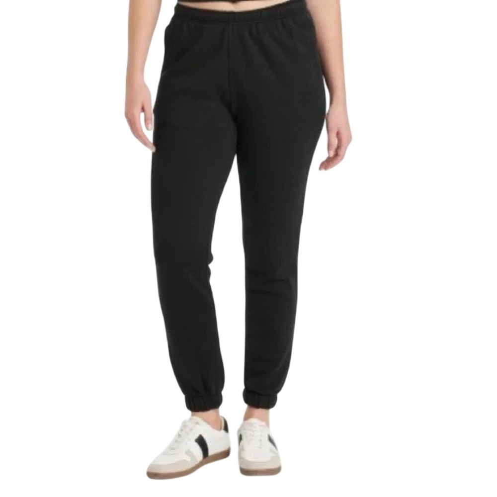 Universal Thread Women's Black Stretch Elastic Waist Jogger Sweatpants Size XS